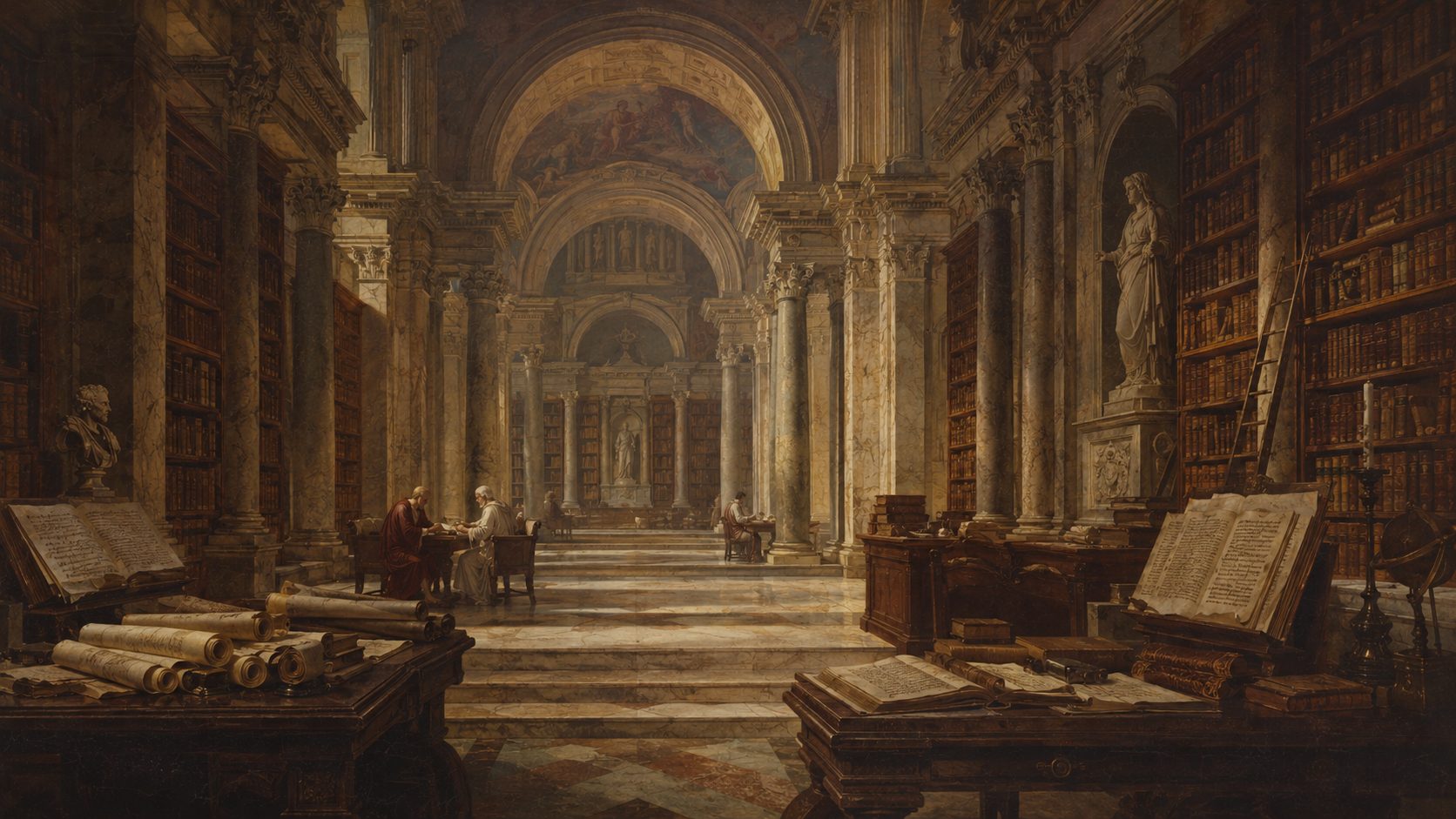 Library background