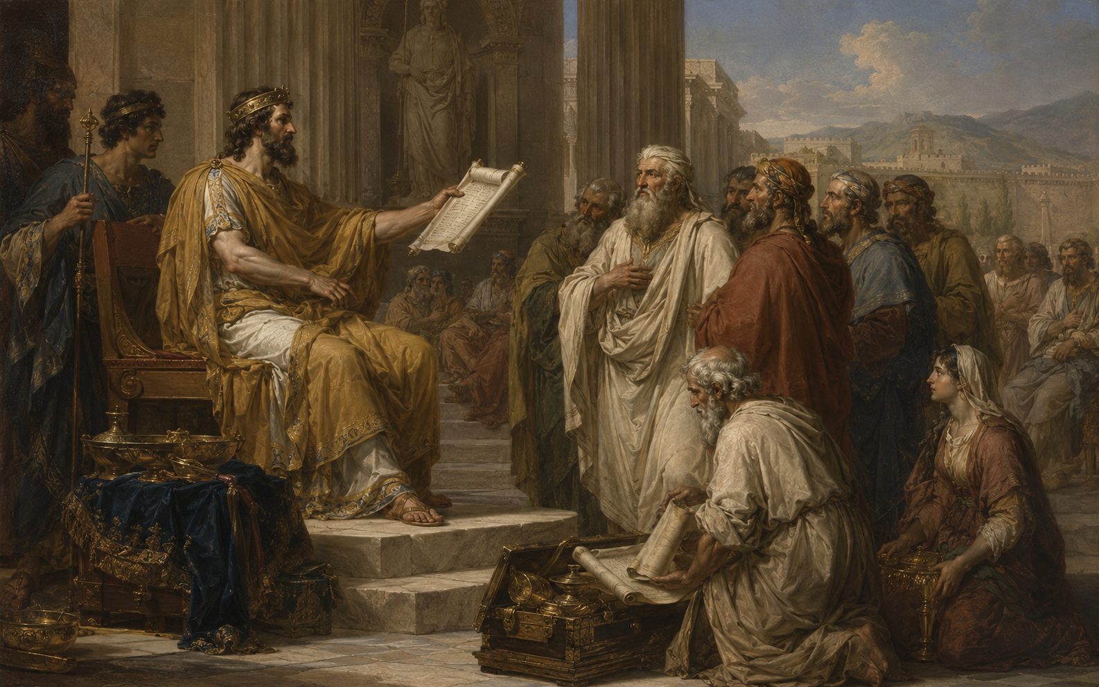 Hombre estudiando la Biblia